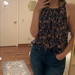 Floral pattern shirt